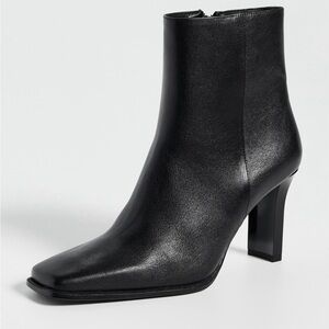 NEW STAUD Leather Black Heeled Boots